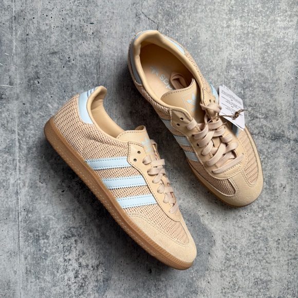 adidas Shoes - adidas Originals Samba OG "Sand Strata/Sky Tint" 8.5